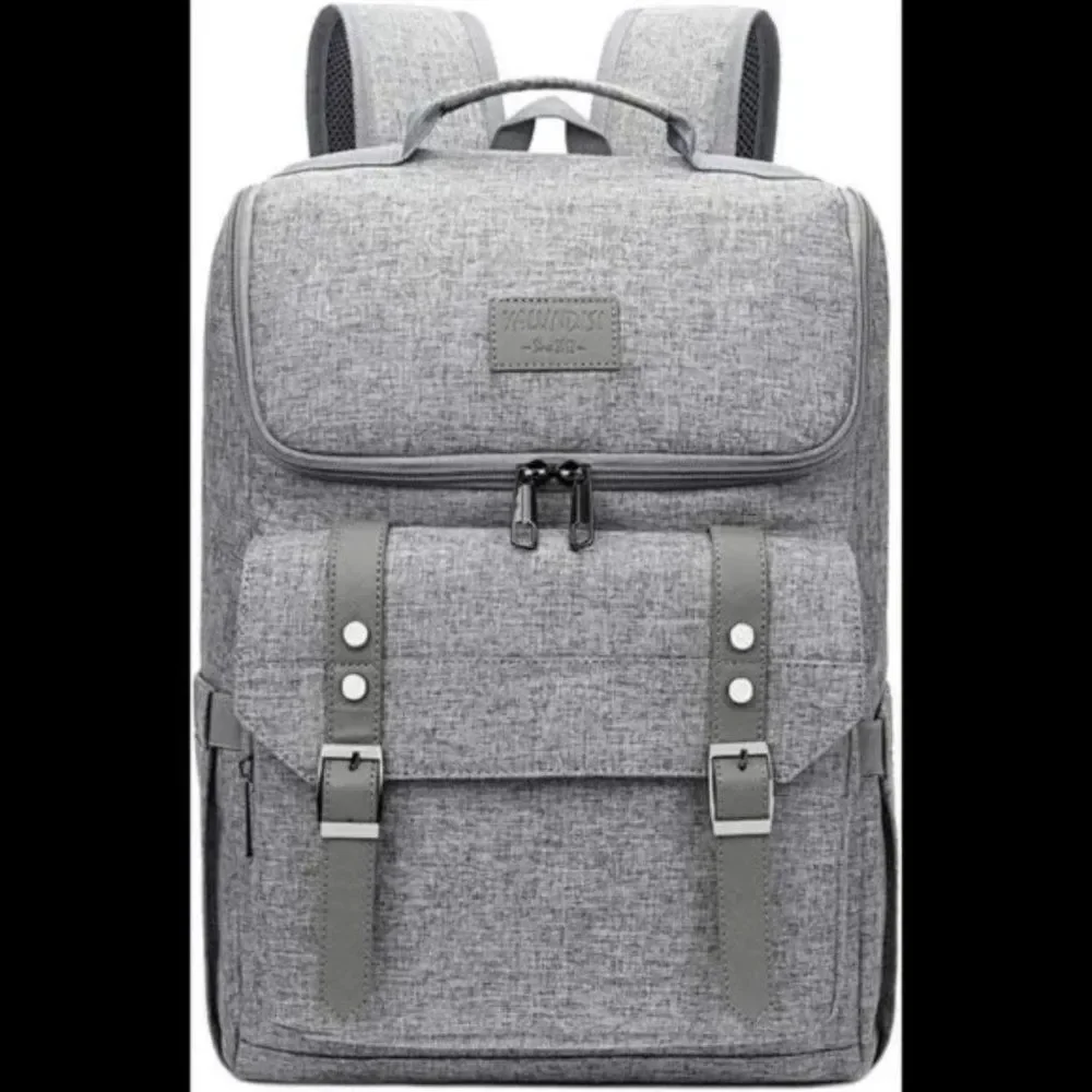 New Backpack Travel Laptop Backpack with usb Charging Fits 15.6 Inch Laptop Grey